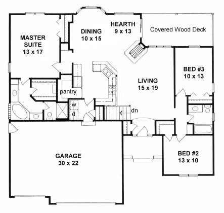 2000 Sq FT Ranch House Plans